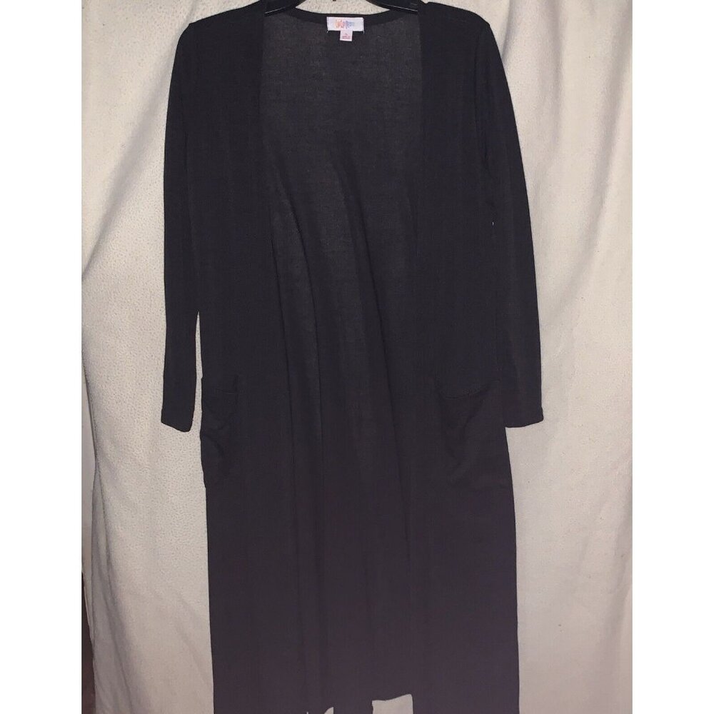 LulaRoe Black Long Open Cardigan Sweater Women’s Small Size S NWOT